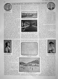 Old Antique Print 1910 Booth Somerset Hospital Burnege Duff Hotel Kloster 20th