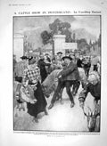 Old Antique Print 1910 Cattle Show Switzerland Gayal Hissar Bull Mysore 20th