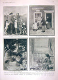 Old Antique Print 1910 Art Duke Connaught Africa Bullocks Buffaloes Work 20th