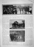 Original Old Antique Print 1910 German Police Motor-Omnibus Crash London Healy