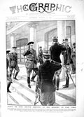 Original Old Antique Print 1914 Sir John French Ministry War Paris France War