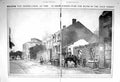 Original Old Antique Print 1914 Belgium War Destruction Vise Siers Horses 20th