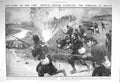 Original Old Antique Print 1914 French Siers War Germans Meaux Battle Marne