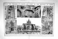 Original Old Antique Print 1914 Devastation Cathedral Reims Architecture Photo