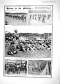 Original Old Antique Print 1914 Kitchener Siers War Sierra Leone Antwerp Car