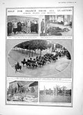 Old Antique Print 1914 Turcos Spahis Britons War Arras Cecil Cameron Boyd 20th