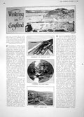 Old Antique Print 1914 Quebec Seaforth Highlanders Canada Red Cross War 20th