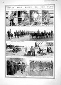 Original Old Antique Print 1914 India Siers Willcock Bottine Jamaica Tahiti War