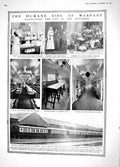 Original Old Antique Print 1914 Belgium Red Cross Nurses Ambulance Train Russia
