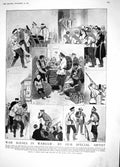 Original Old Antique Print 1914 War Warsaw Poland Siers Highland Territorials