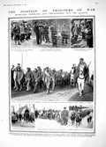 Old Antique Print 1914 French Prisoners War Germany Kultur Onslow Kinloss 20th