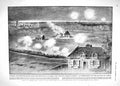 Original Old Antique Print 1914 Battle Ypres Prussian Guards German War Roberts