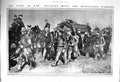 Original Old Antique Print 1914 War Belgium Siers Horses Yser Ships Hudson