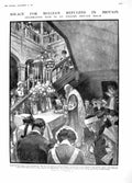 Original Old Antique Print 1914 Belgian Refugees Britain Mass Tunbridge F 20th