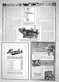 Original Old Antique Print 1914 Christmas Bed-Table Burlington Foot-Chair Razor