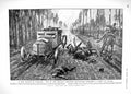 Original Old Antique Print 1914 Belgian Armoured Motor Car Uhlans War Singh 20th