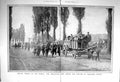 Original Old Antique Print 1914 French Siers War Greatcoat Line France Horse