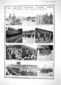Original Old Antique Print 1914 War British Africa Nairobi Kandy Fuller Harman