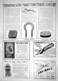 Old Antique Print 1914 Diamond Hair-Prong Christmas Cake Brandauer Pens 20th