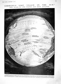 Original Old Antique Print 1914 World Pacific Samoa Fiji Honolulu War Spee Ship