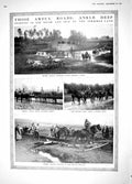 Old Antique Print 1914 Poland Russian Transport War Sheikh-Ul-Islam Islam 20th