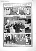 Original Old Antique Print 1914 War Red Crosss Duchess Westminster Aisne 20th