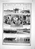 Original Old Antique Print 1914 Ceylon Hussein Hospital Ship Madras War Wright