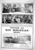 Original Old Antique Print 1915 Theatre Fauntleroy Neilson Casino Spain Columb