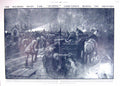 Original Old Antique Print 1915 British Siers War Dumping Ammunition Trenches