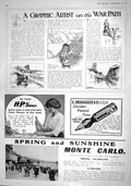 Original Old Antique Print 1915 H.P. Sauce Monte Carlo Robinson Zenobia Cocoa