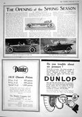 Original Old Antique Print 1915 Daimler Motor Car Genna Sunbeam Napier Dunlop