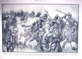 Old Antique Print 1915 French Cavalry Officer War Derring-Do Chasseurs 20th