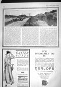 Original Old Antique Print 1915 America Transport Cadilac Motor Car River Boat