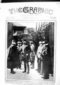 Old Antique Print 1915 Lord Kitchener General Joffre Millerand French War 20th