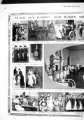 Old Antique Print 1915 Women Workers War Grosvenor Nurse Butcher Police 20th