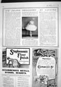 Original Old Antique Print 1915 Portrait Phyllis Bedells Ballet Dancer Razor