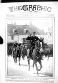 Original Old Antique Print 1915 General Joffre France Commander-In-Chief Army