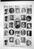 Original Old Antique Print 1915 Roll Honour War Poer Molson James Reid Wingate