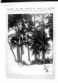Old Antique Print 1915 Snow Battle Field War Prussia Aeroplane Motor Car 20th