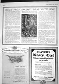 Original Old Antique Print 1915 Devil Sea Kultur Enthroned Players Cigarettes