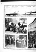 Old Antique Print 1915 Italy War Ship Leonardo Vinci Alighieri San Marco 20th