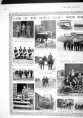 Old Antique Print 1915 Canada War Duckworth Drummers Lizzie Emery Lawson 20th