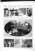 Old Antique Print 1915 University Red Cross War Cammaerts Sueter Walfisch 20th