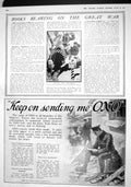 Original Old Antique Print 1915 Comedy War Scene Oxo Siers Thames London 20th