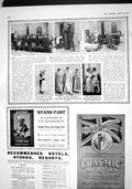 Old Antique Print 1915 Marie Odile Theatre Grossmith Burton Ponsonby Flag 20th