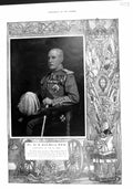 Original Old Antique Print 1915 Colour Portrait General Smith-Dorrien Army 20th