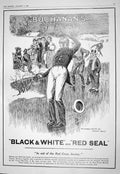 Old Print 1916 Buchanan'S Scotch Whisky Mellin'S Food Scroll Fate Wilson 20th
