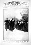 Old 1916 Russia'S New Year France General Pau War Veterans Petrograd 20th