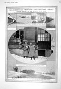 Old Print 1916 War Winter Russia War Bukovina Russian Siers Ships Vesuvi 20th