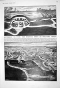 Old 1916 Martial Mole Military Model Trenches War Wright Kemball Hent 20th